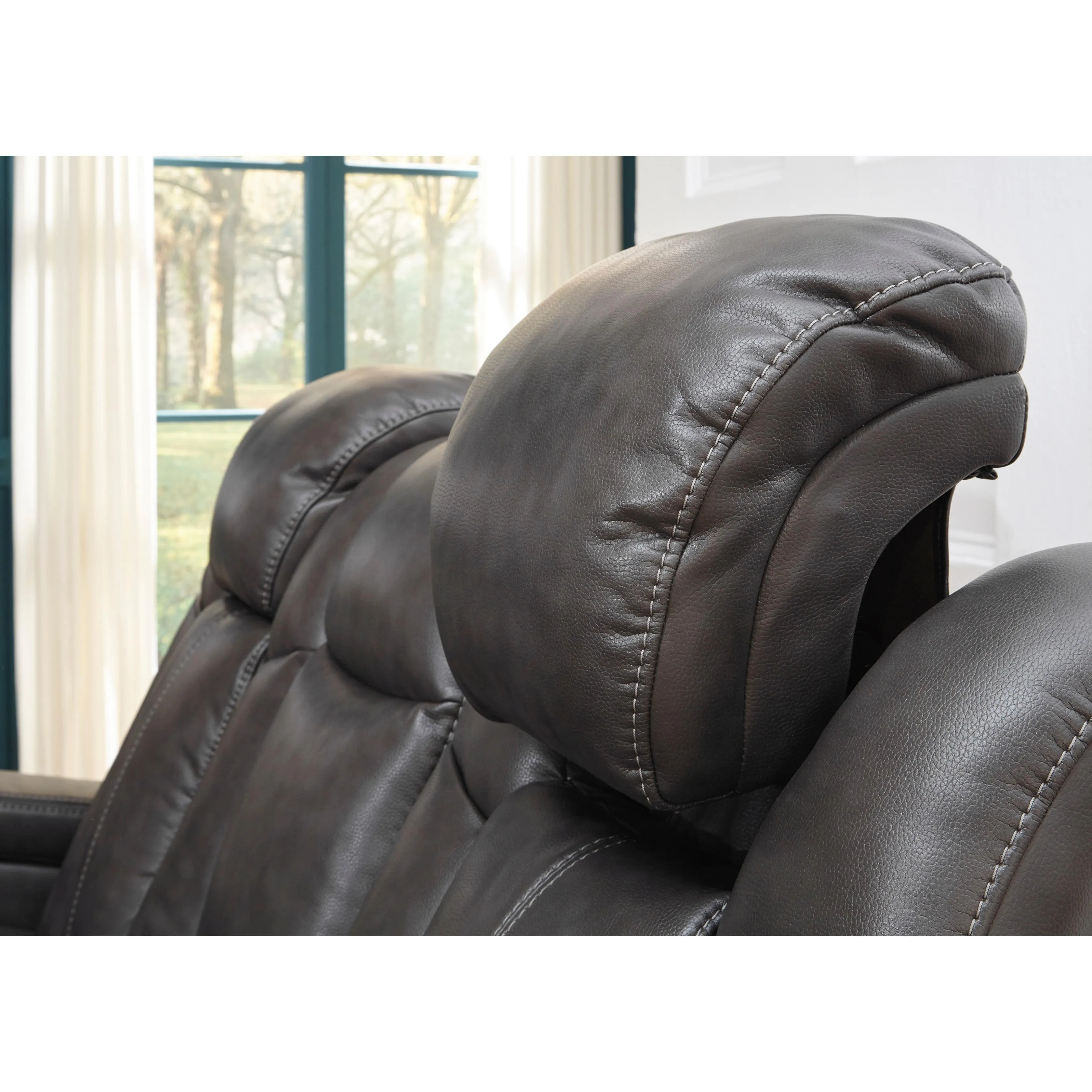 Signature Design by Ashley Turbulance Power Leather Look Recliner 8500113C