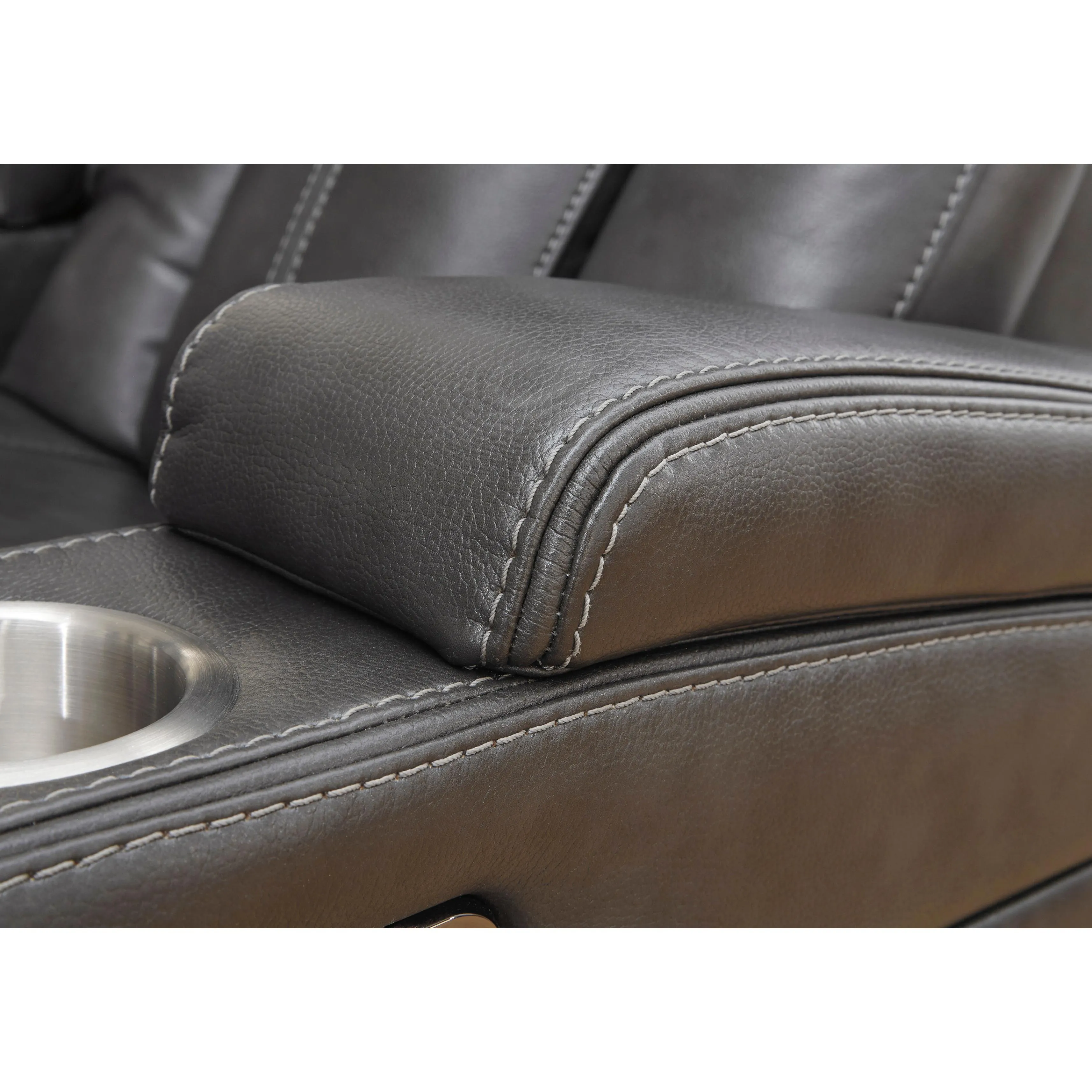 Signature Design by Ashley Turbulance Power Leather Look Recliner 8500113C