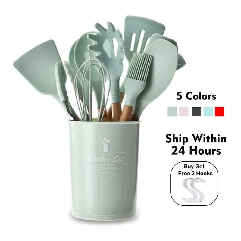 Silicone Cooking Utensils Set