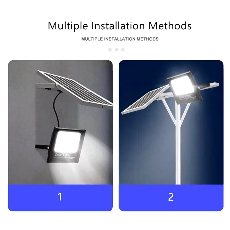 Solar Flood Light Led Light Solar Lamp Outdoor Waterproof Wall Lamp Projector Led Solar Lamps Multi-Function Garden Lighting