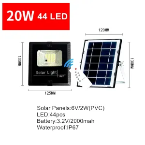 Solar Flood Light Led Light Solar Lamp Outdoor Waterproof Wall Lamp Projector Led Solar Lamps Multi-Function Garden Lighting