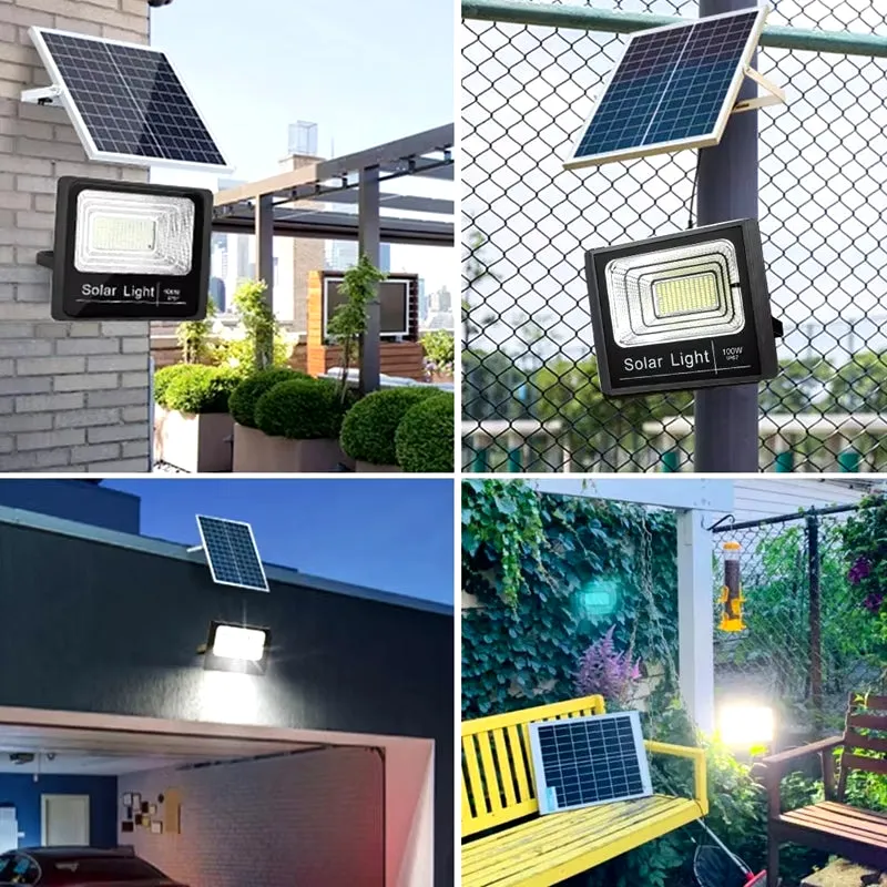 Solar Flood Light Led Light Solar Lamp Outdoor Waterproof Wall Lamp Projector Led Solar Lamps Multi-Function Garden Lighting