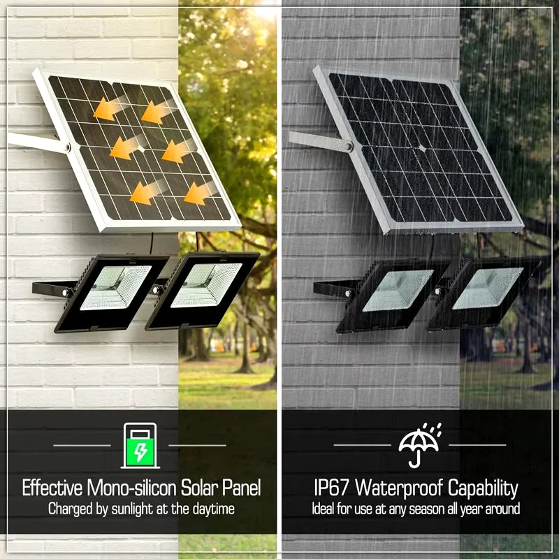 Solar Flood Light Led Light Solar Lamp Outdoor Waterproof Wall Lamp Projector Led Solar Lamps Multi-Function Garden Lighting