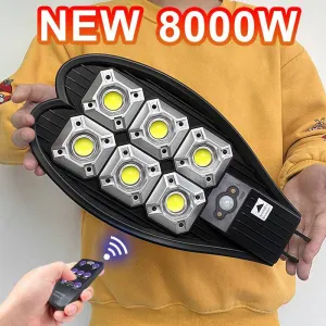 Solar Led Light Outdoor Garden Light Waterproof Solar Lamps 8000W