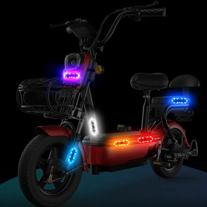 Solar-Power LED Strobe Lights for Cars