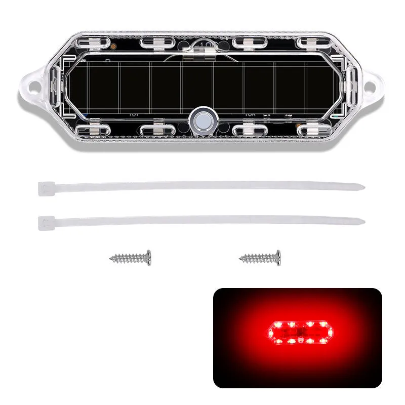 Solar-Power LED Strobe Lights for Cars