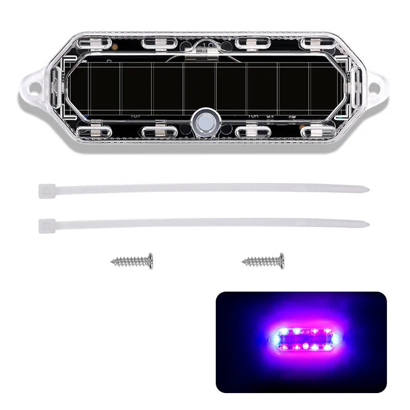 Solar-Power LED Strobe Lights for Cars