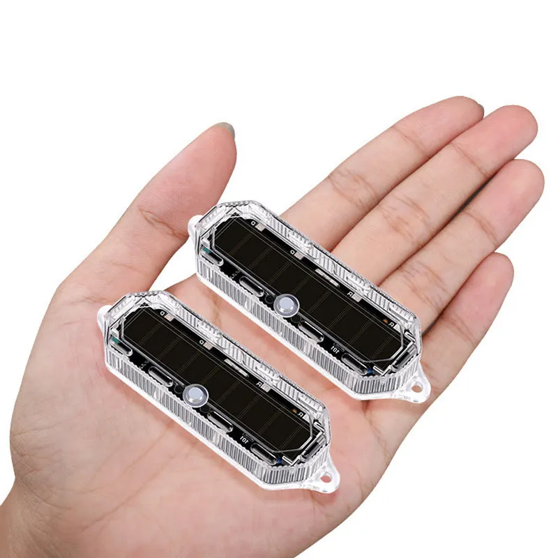 Solar-Power LED Strobe Lights for Cars