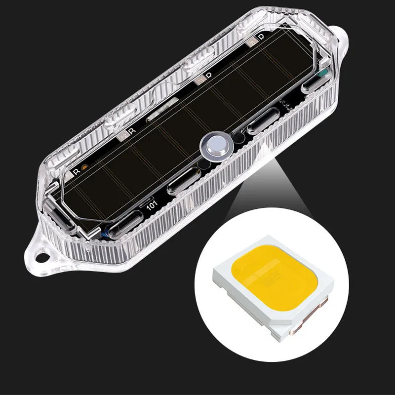 Solar-Power LED Strobe Lights for Cars