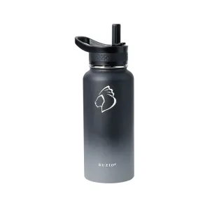 Stainless Steel Water Bottle with 3 Lid | 32oz | Shadow