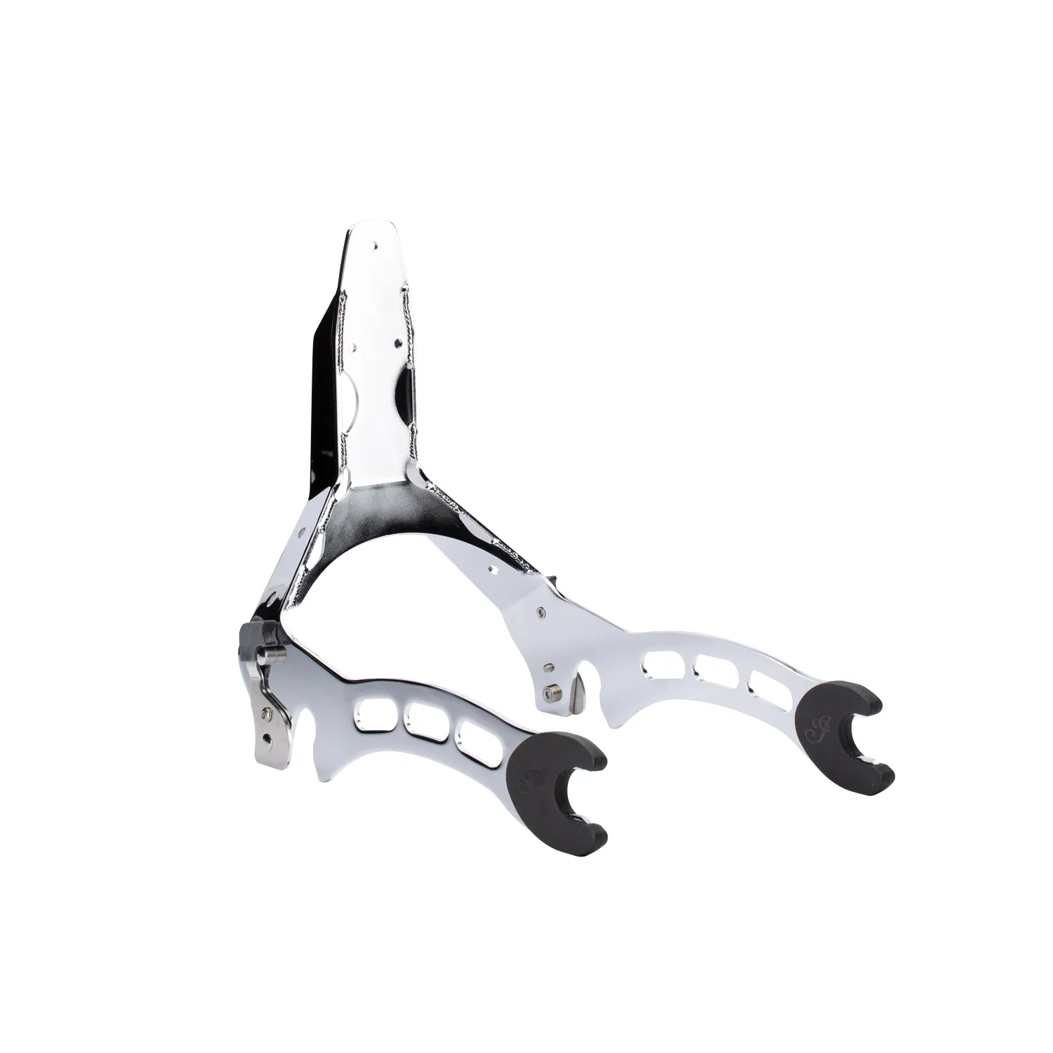 Steel 12 in. Quick Release Passenger Sissy Bar -Chrome