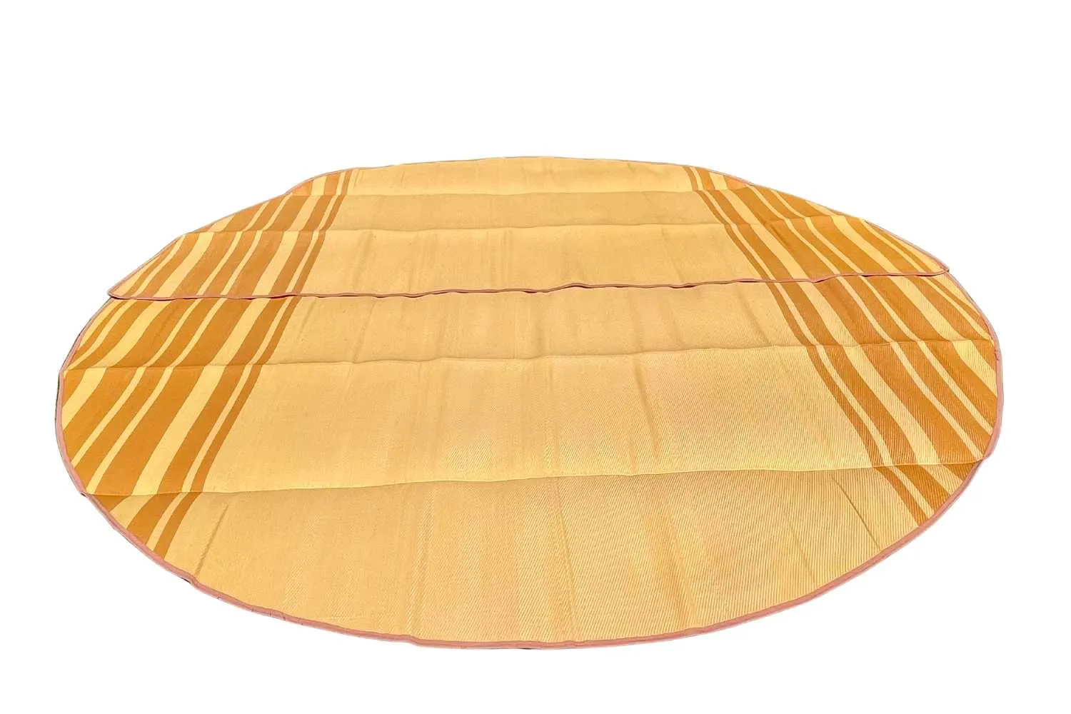 Striped Bell Tent Floor Matting | Citrus Tones | 16' (5M)