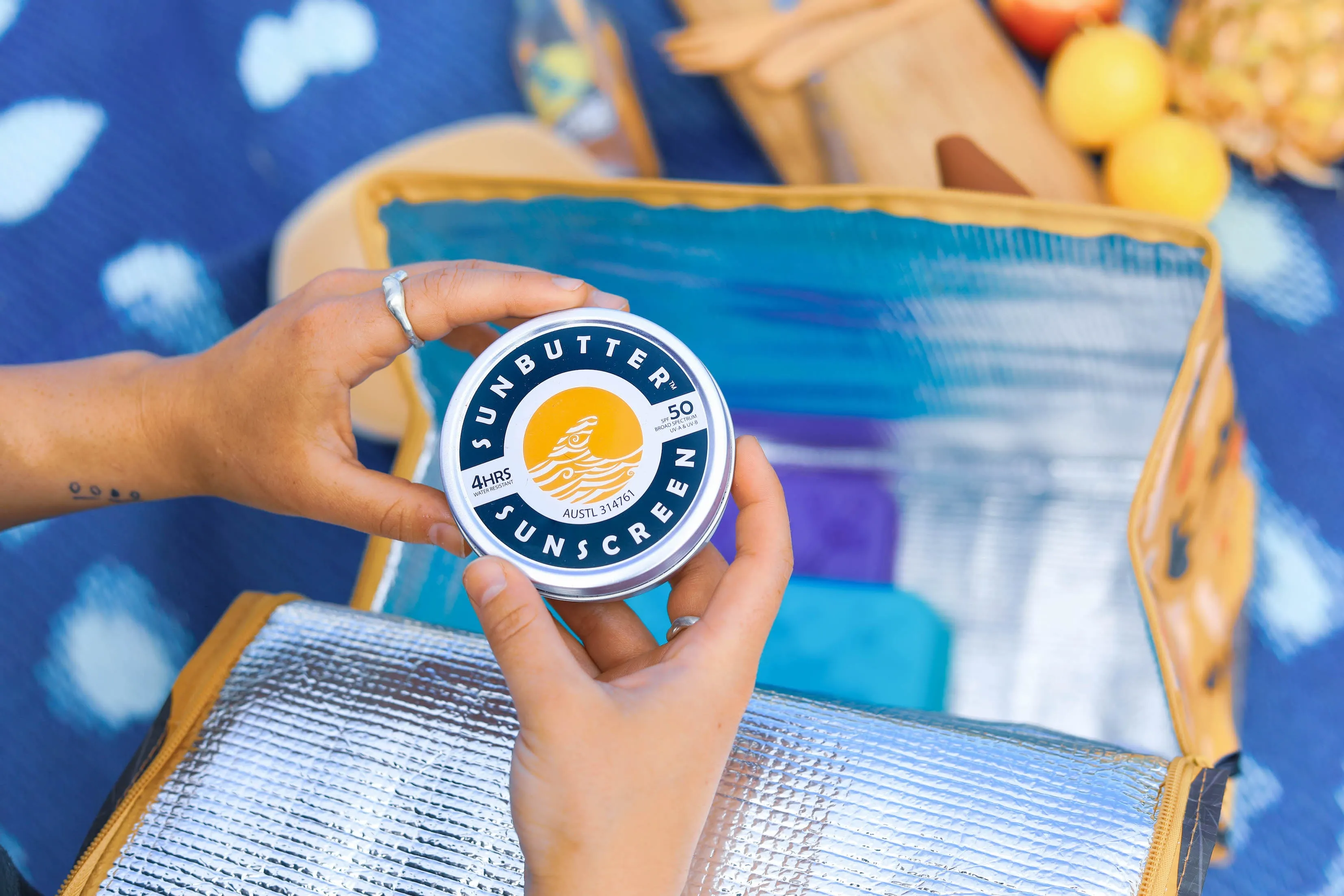 SunButter Water Resistant Reef Safe Sunscreen SPF50 -100g