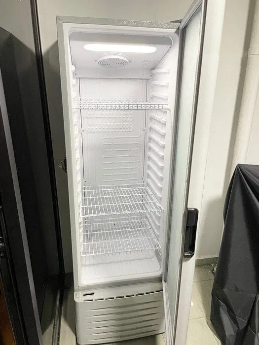 Tecno Uno TUC 230 Commercial Cool Display Chiller Light Grey 230L