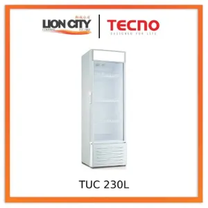 Tecno Uno TUC 230 Commercial Cool Display Chiller Light Grey 230L