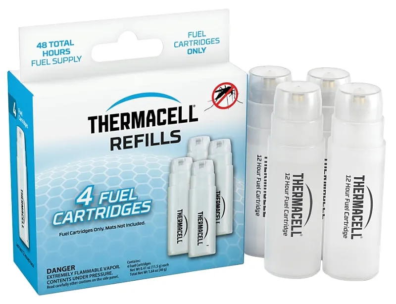 Thermacell C4 Fuel Cartridge Refill Pack :PK 4: QUANTITY: 12