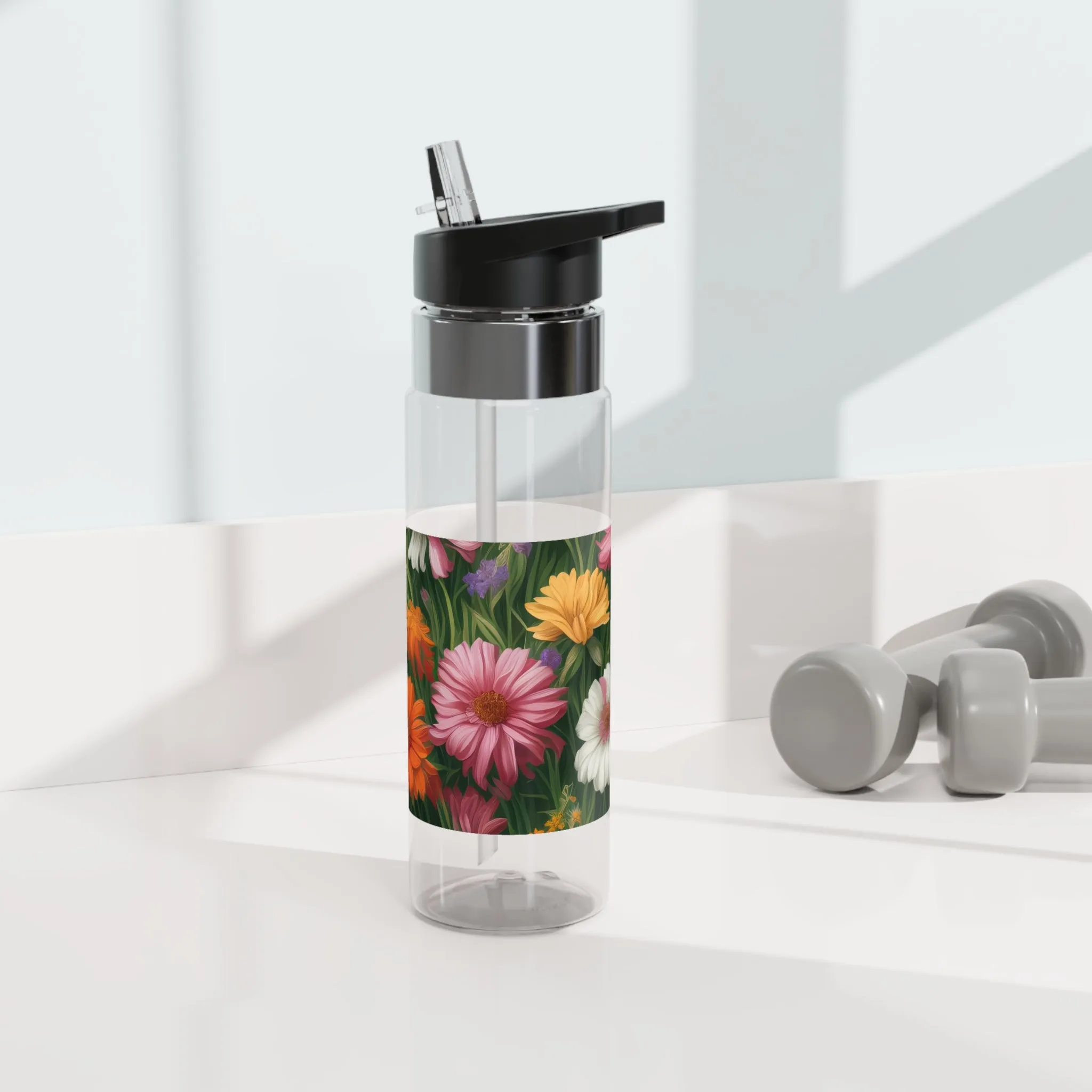 Wildflower Field, 20oz Sport Water Bottle, BPA-Free, Tritan™ plastic