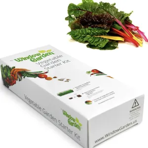 Window Garden - Swiss Chard Vegetable Starter Kit - Grow Your Own Food. Germinate Seeds