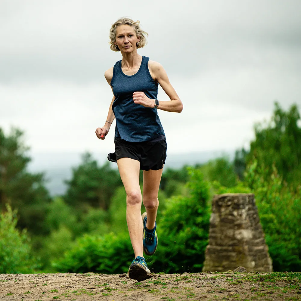 Womens Stellar Tech Singlet (Navy)