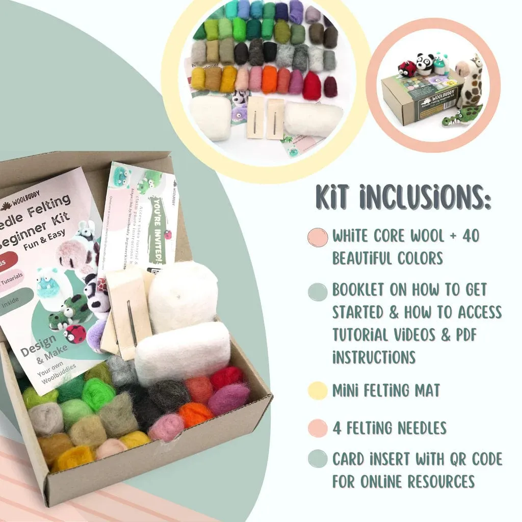 Woolbuddy Needle Felting Starter Kit